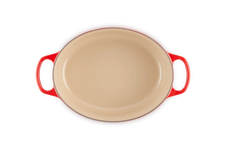 Le Creuset Signature Ovaler Schmortopf 'Kirschrot'