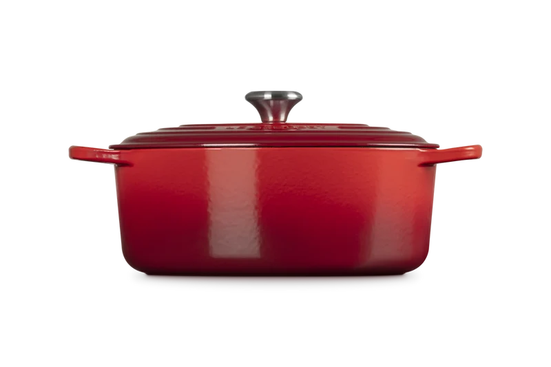Le Creuset Signature Ovaler Schmortopf 'Kirschrot'