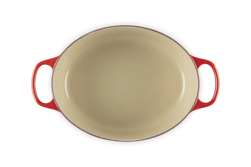 Le Creuset Signature Ovaler Schmortopf 'Kirschrot'