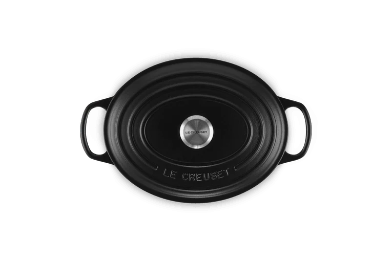 Le Creuset Oval Signature Schmorpfanne 'Matt Schwarz'