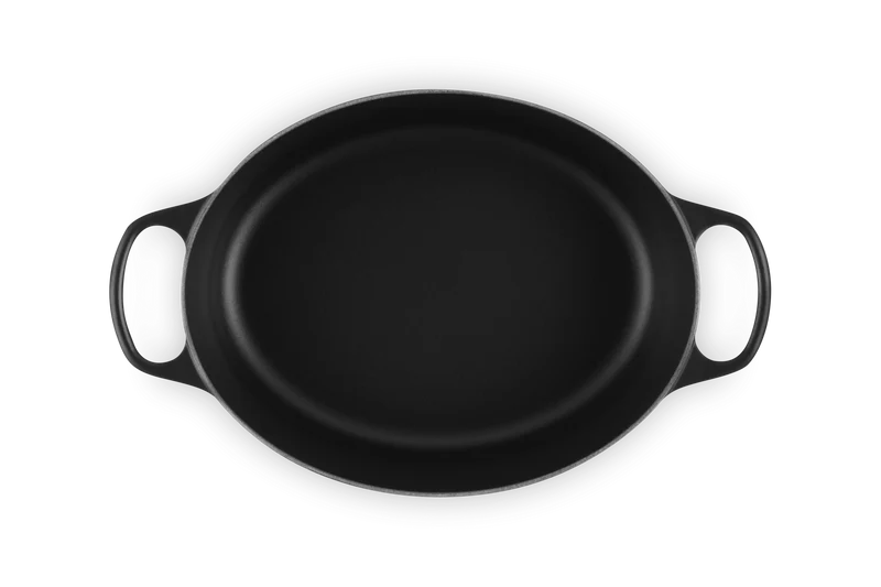 Le Creuset Oval Signature Schmorpfanne 'Matt Schwarz'