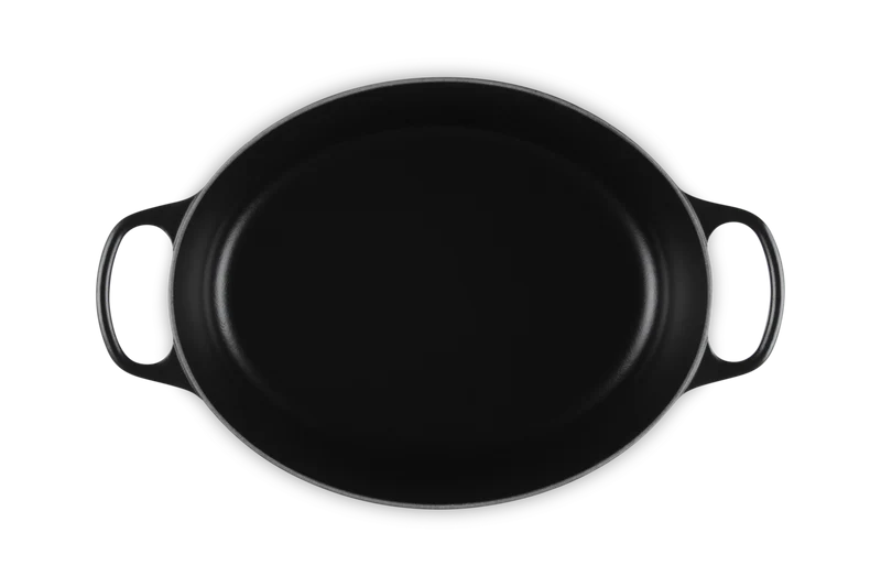 Le Creuset Oval Signature Schmorpfanne 'Matt Schwarz'