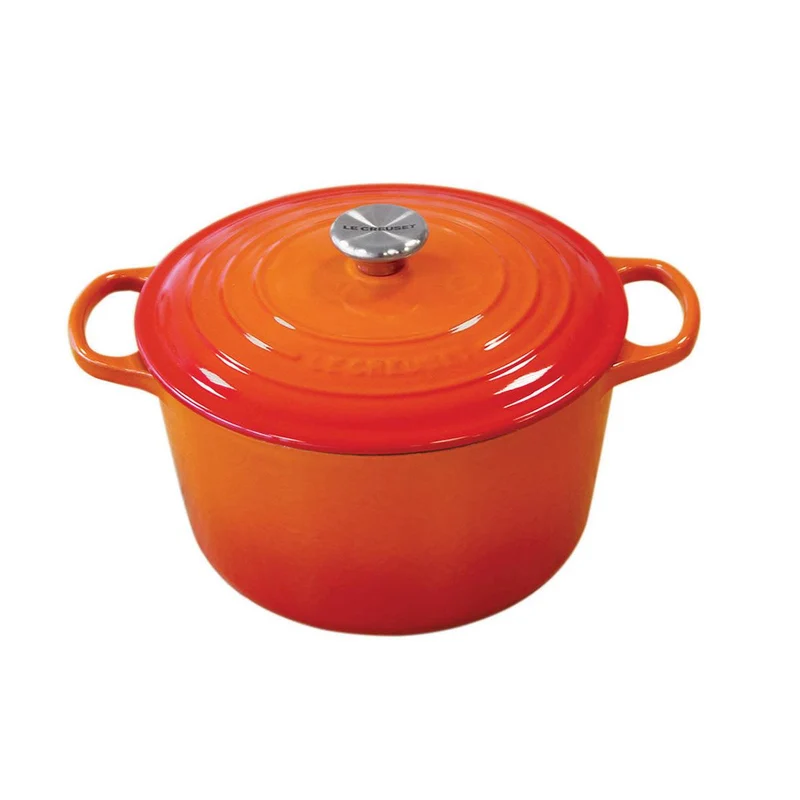 Le Creuset Hoher Schmortopf „Orangerot“ ø24cm / 5L