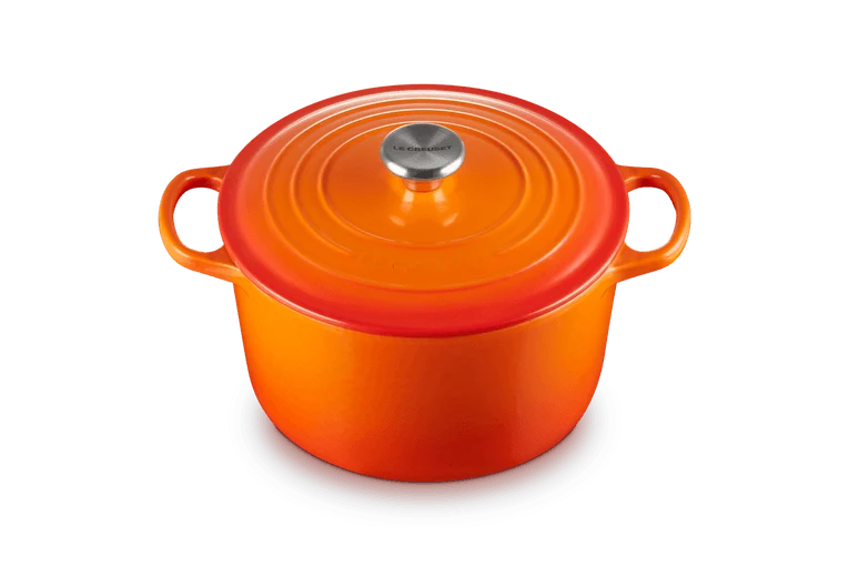 Le Creuset Hoher Schmortopf „Orangerot“ ø24cm / 5L