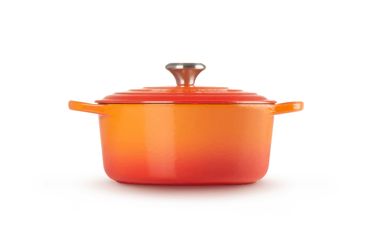 Le Creuset Signature Schmortopf 'Orange Red'