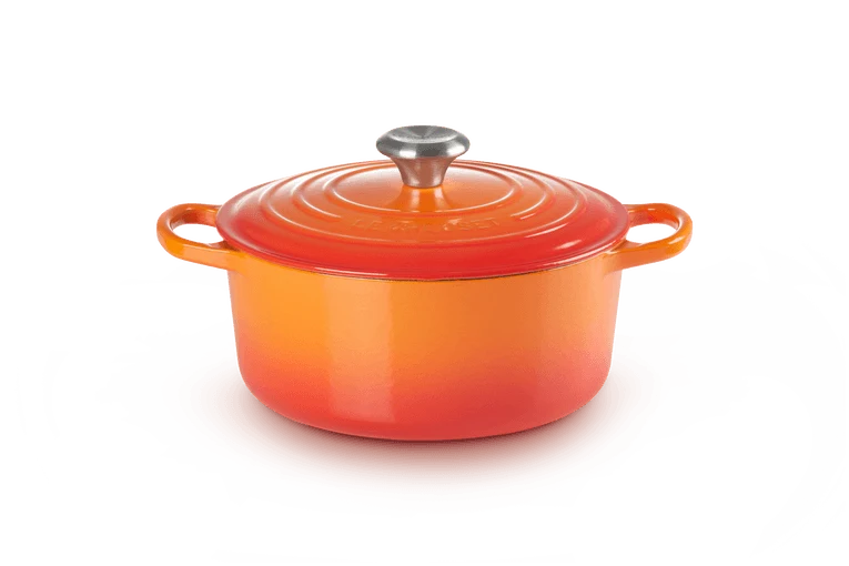 Le Creuset Signature Schmortopf 'Orange Red'