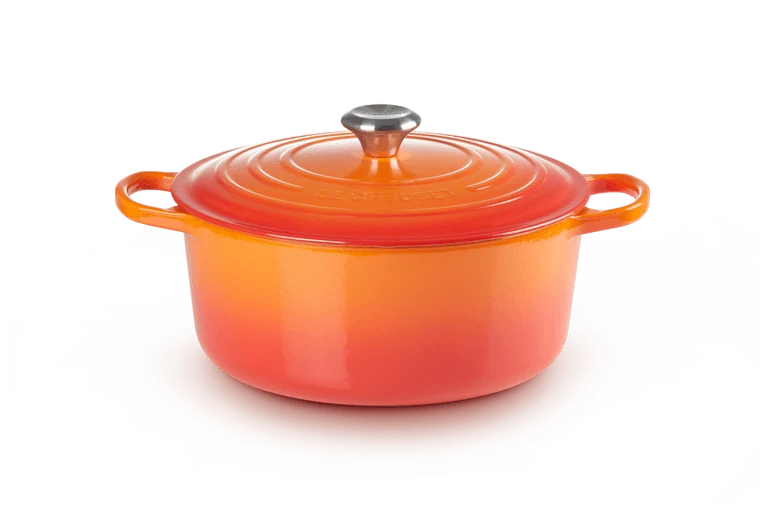 Le Creuset Signature Schmortopf 'Orange Red'