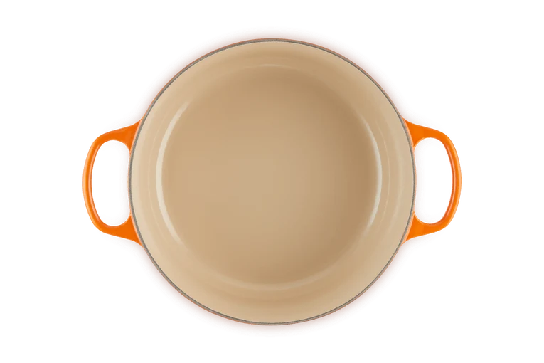 Le Creuset Signature Schmortopf 'Orange Red'