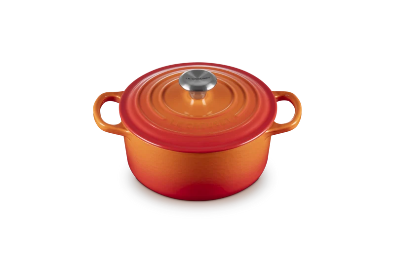 Le Creuset Signature Schmortopf 'Orange Red'