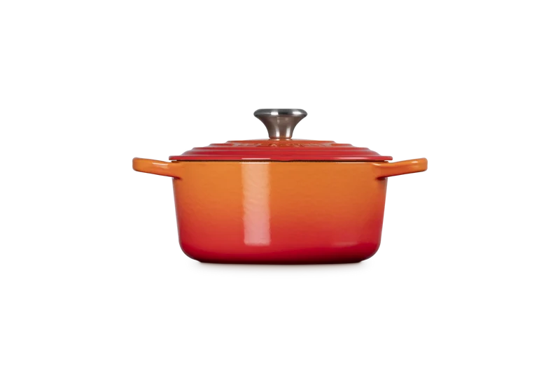 Le Creuset Signature Schmortopf 'Orange Red'