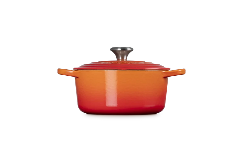 Le Creuset Signature Schmortopf 'Orange Red'