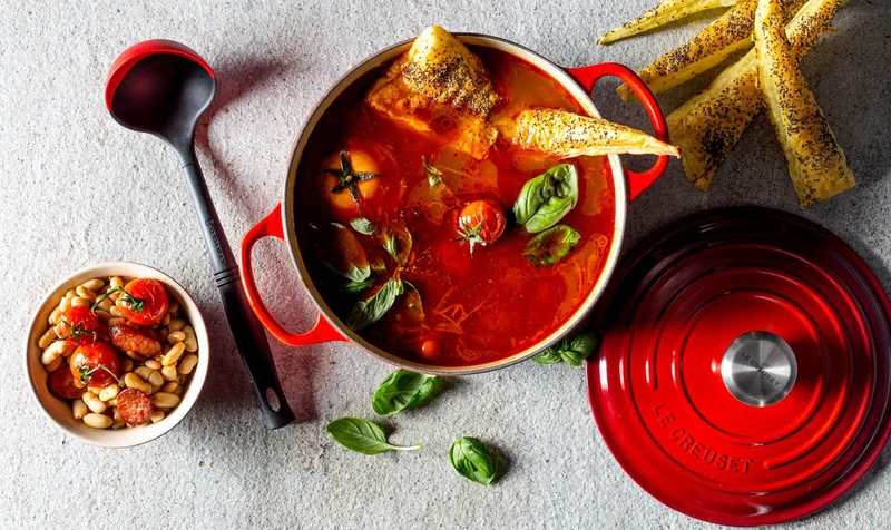 Le Creuset Signature Schmorpfanne 'Kirschrot'