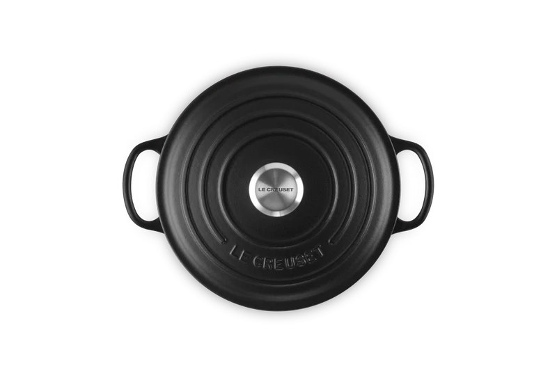 Le Creuset Signature Schmorpfanne 'Matte Black'
