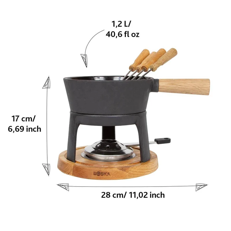 Boska Fondue-Set Pro „Medium“ – 1,2 l