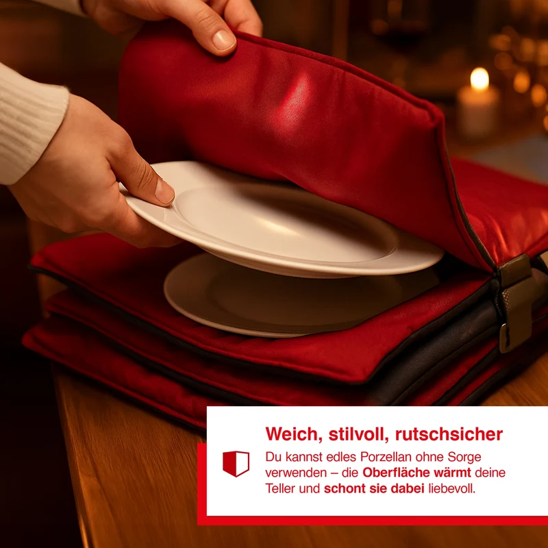 Tellerwärmer Turbo Heat rot/grau Typ 8651