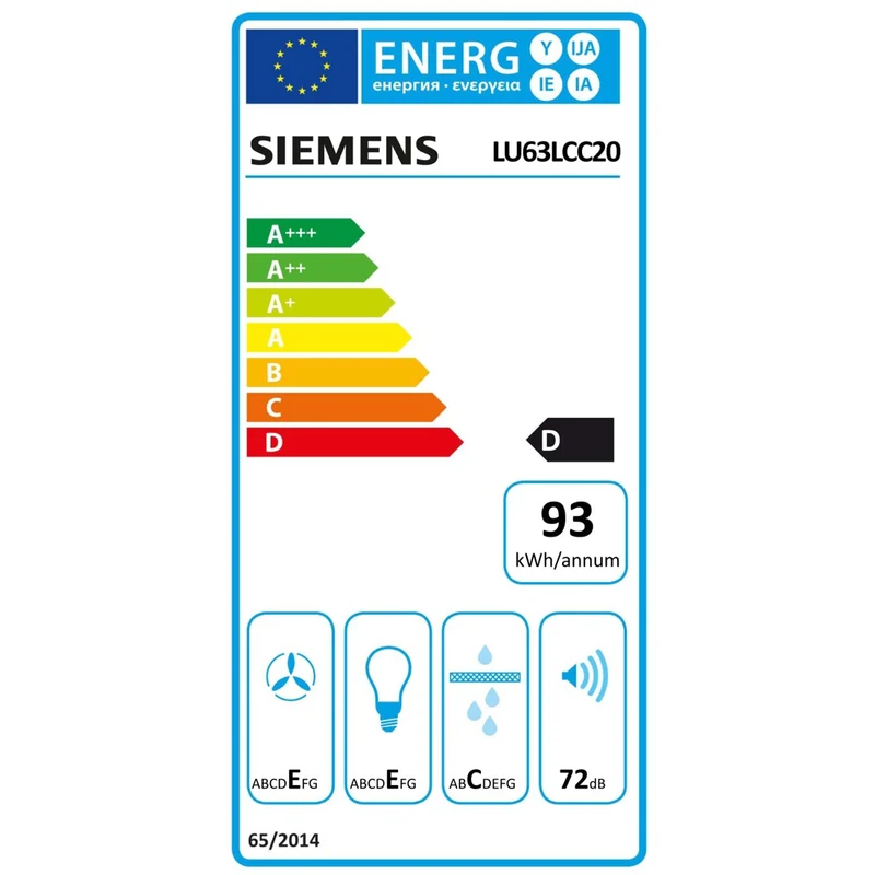 Siemens UB-Haube iQ100,60cm LU63LCC20