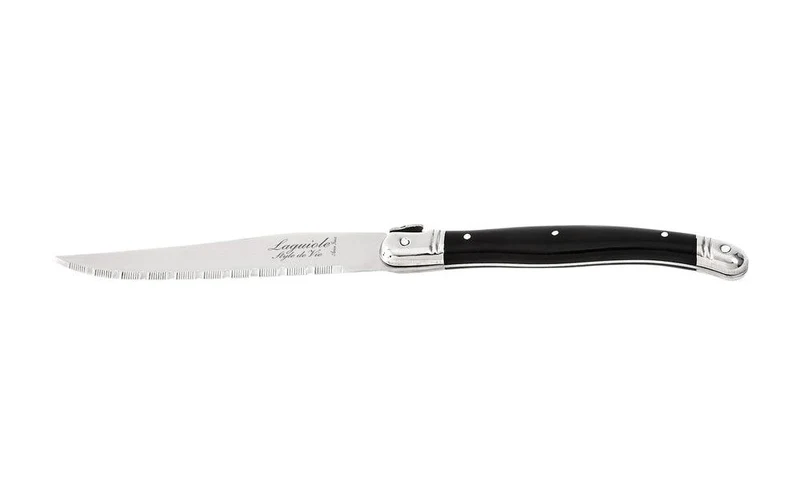 Laguiole Style de Vie Steakmesser Schwarz 'Premium Line'