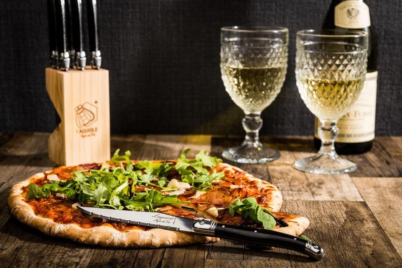 Laguiole Style de Vie Steakmesser Schwarz 'Premium Line'