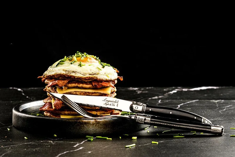 Laguiole Style de Vie Steakmesser Schwarz 'Premium Line'