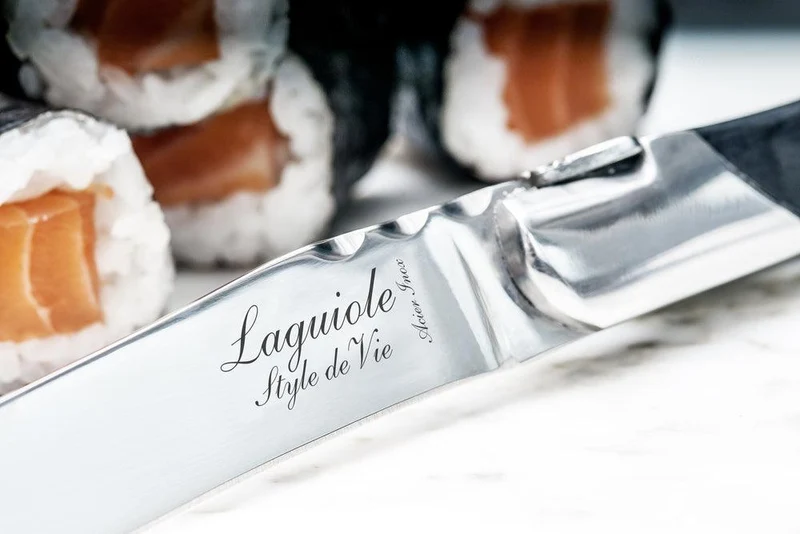 Laguiole Style de Vie Steakmesser Schwarzes Ebenholz 'Luxury Line'