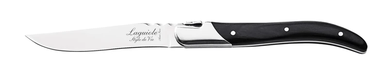 Laguiole Style de Vie Steakmesser Schwarzes Ebenholz 'Luxury Line'