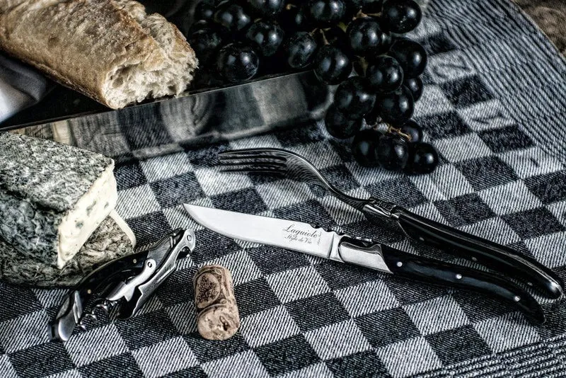 Laguiole Style de Vie Steakmesser Schwarzes Ebenholz 'Luxury Line'