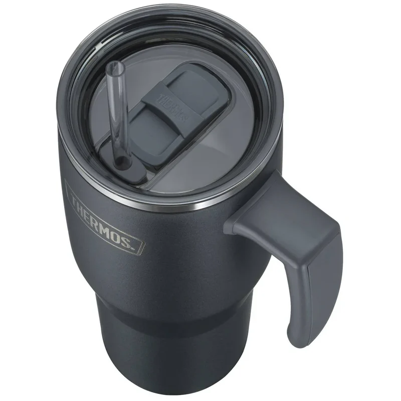 REFRESHING SERIES Isolierbecher 1,10 L | Mit Komfortgriff & Strohhalm