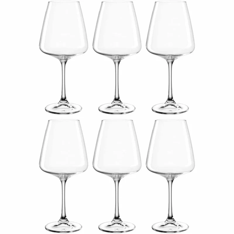 Leonardo Set 6 Calici Vino Bianco Paladino in Vetro 540 ml