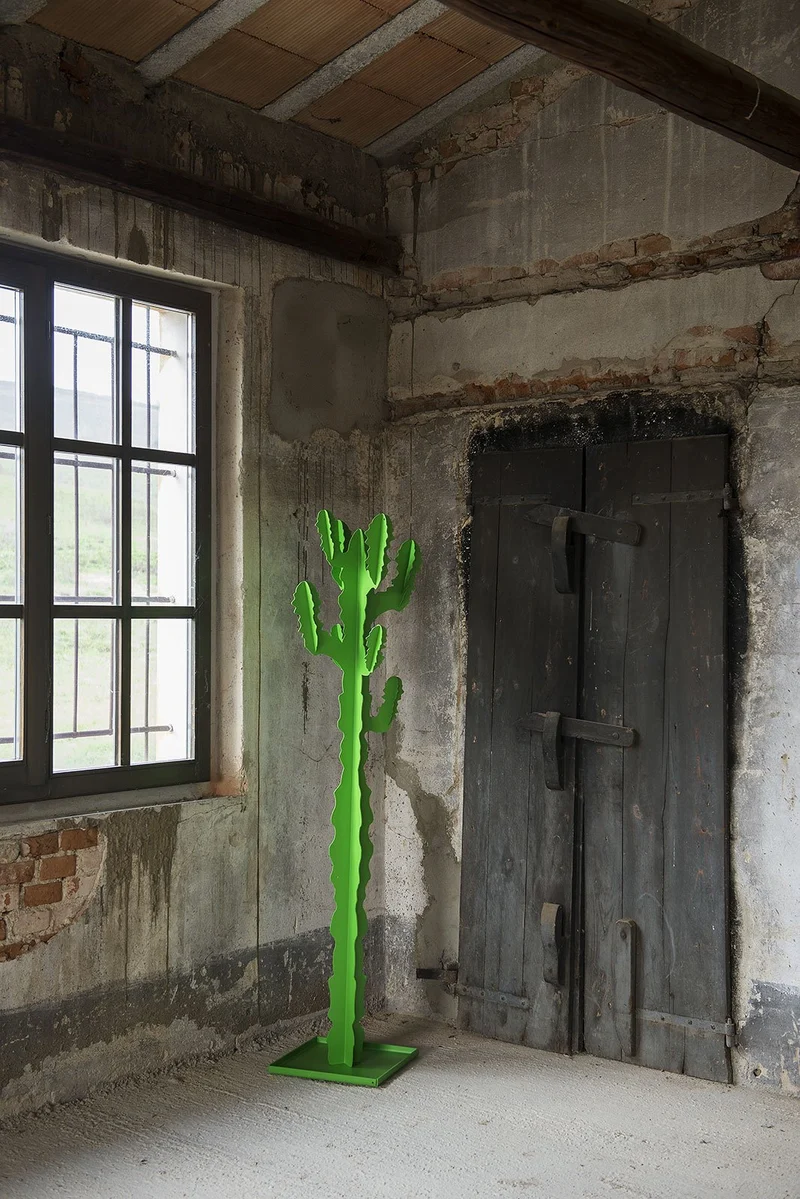 Arti e Mestieri Appendiabiti da terra Cactus Verde 170 cm