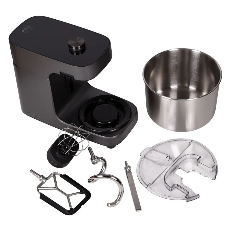 Ooni Halo Pro Professioneller Spiralkneter – 7,3-Liter-Küchenmaschine mit Zubehör