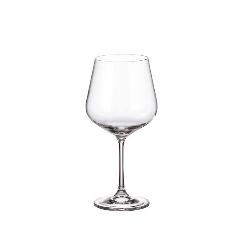 Crystal Bohemia Dora Strix Set 6 Calici Vino Rosso 600 ml in Vetro
