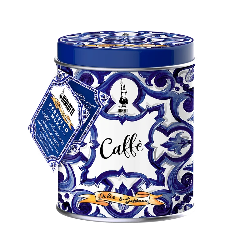 Bialetti Caffè Macinato Perfetto Moka Autentico in Latta 200g