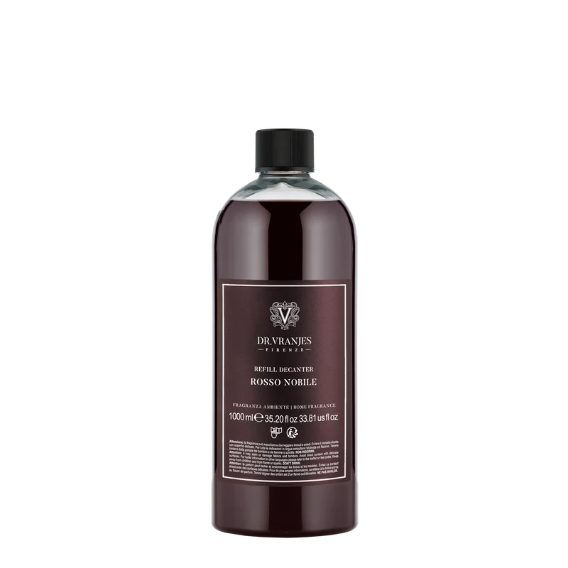 Dr Vranjes Refill Decanter Rosso Nobile 1000ml con Bastoncini