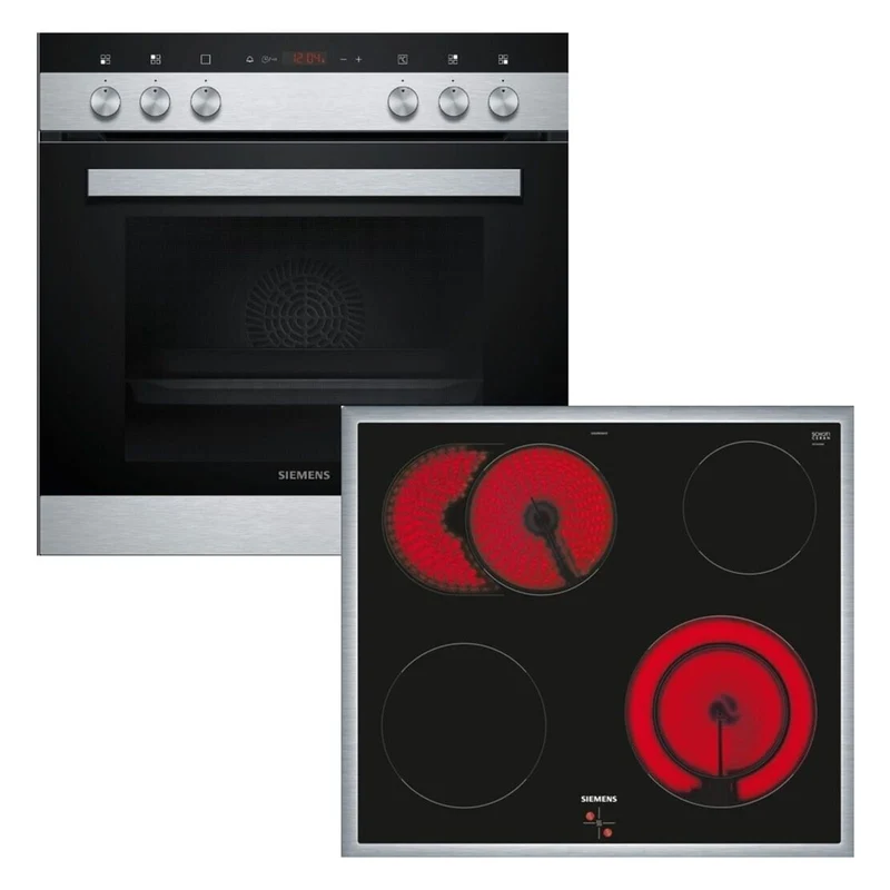 Siemens EQ110KA1Z-HE113FBS2 Kochgeräte-Set Elektrischer Ofen