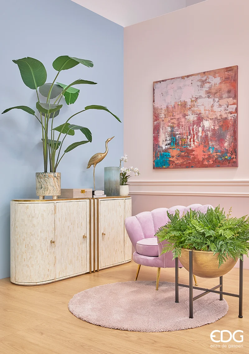 EDG Enzo De Gasperi Pianta Strelitzia Chic con Vaso H180 cm