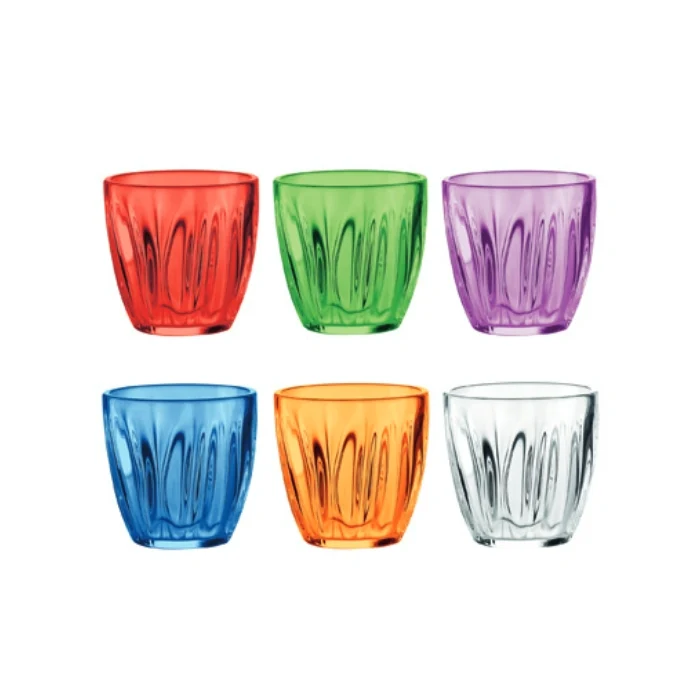 Guzzini Set 6 Bicchieri Acqua Aqua h9,5x9 cm