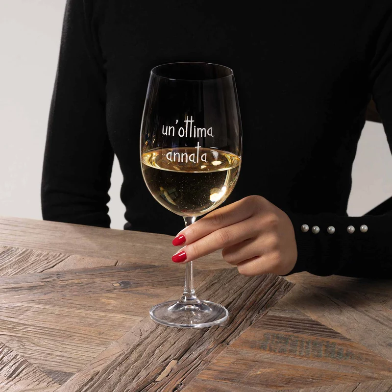 Simple Day Set 2 Calici Vino Un'ottima annata 64 cl