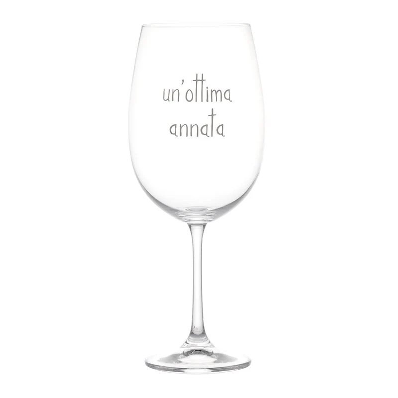 Simple Day Set 2 Calici Vino Un'ottima annata 64 cl
