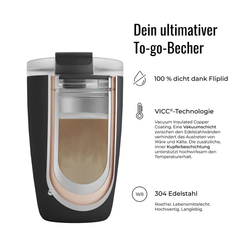 Kaffeebecher CUP 0,35l lemon To-Go / Cup