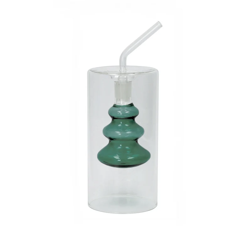 Brandani Oliera Twister in Vetro Verde