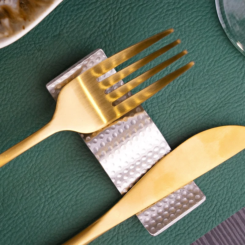 Le Gioie Poggia Posate Round in Acciaio Inox Argento