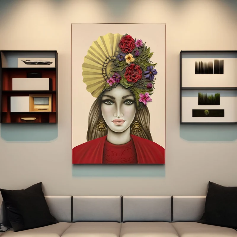 Art Maiora Quadro La Primavera Dipinto a Mano su Tela 150x100 cm