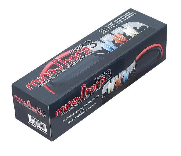 Global Minosharp Wasserschleifer „Plus3“ schwarz/rot