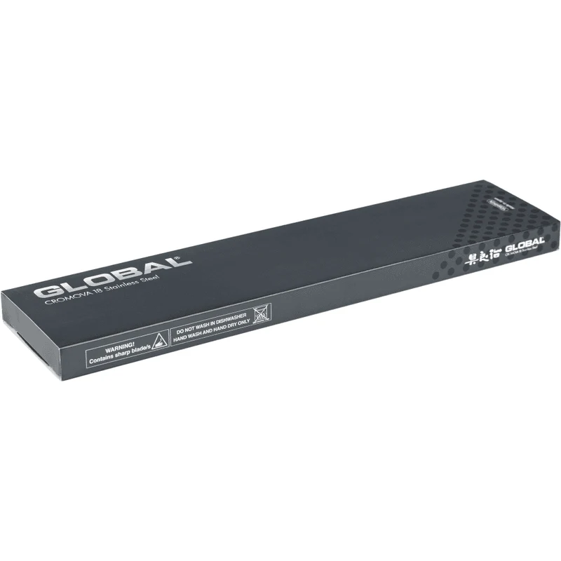 Global G-78 Kochmesser mit Vertiefungen, 18 cm