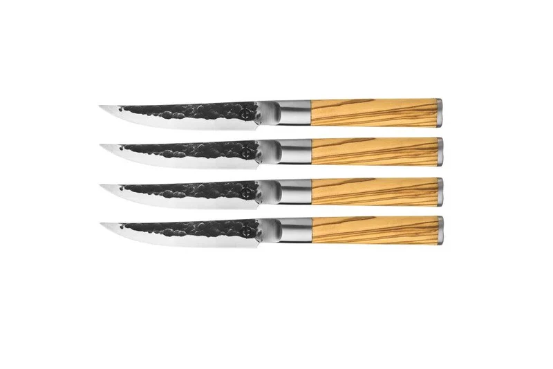 Geschmiedete Steakmesser Olive