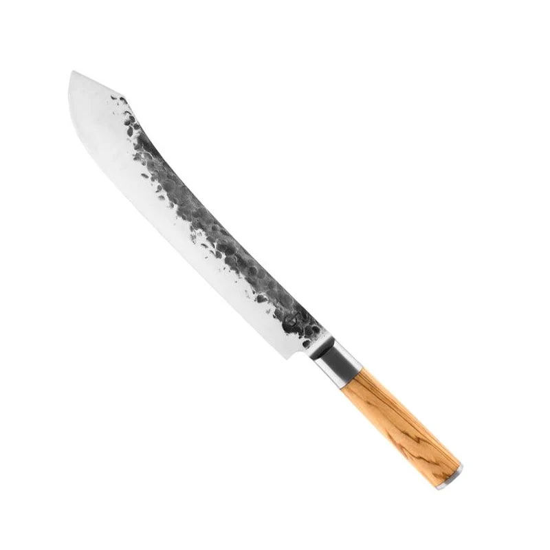 Geschmiedetes Metzgermesser 25 cm Olive