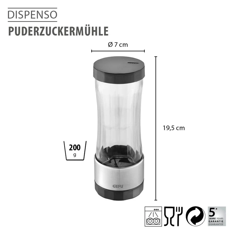 Puderzuckermühle DISPENSO