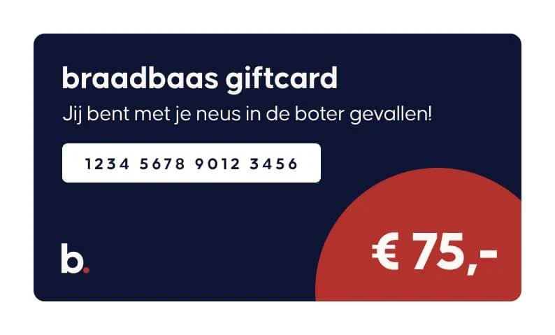 Braadbaas Digitale Geschenkkarte