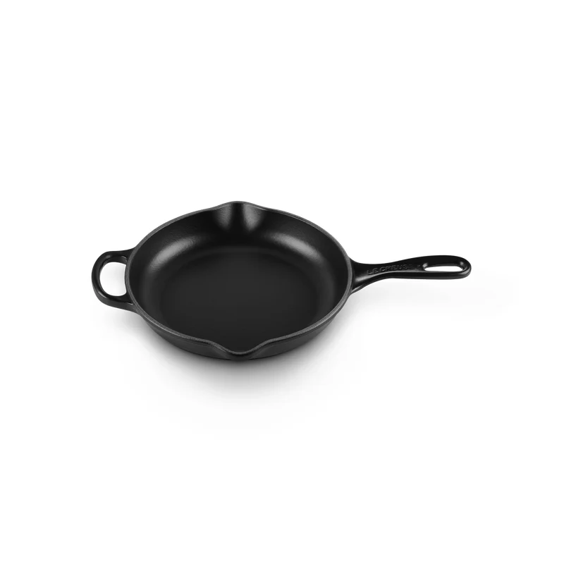 Le Creuset Padella Doppio Becco Evolution in Ghisa Vetrificata D23 cm Nero Opaco