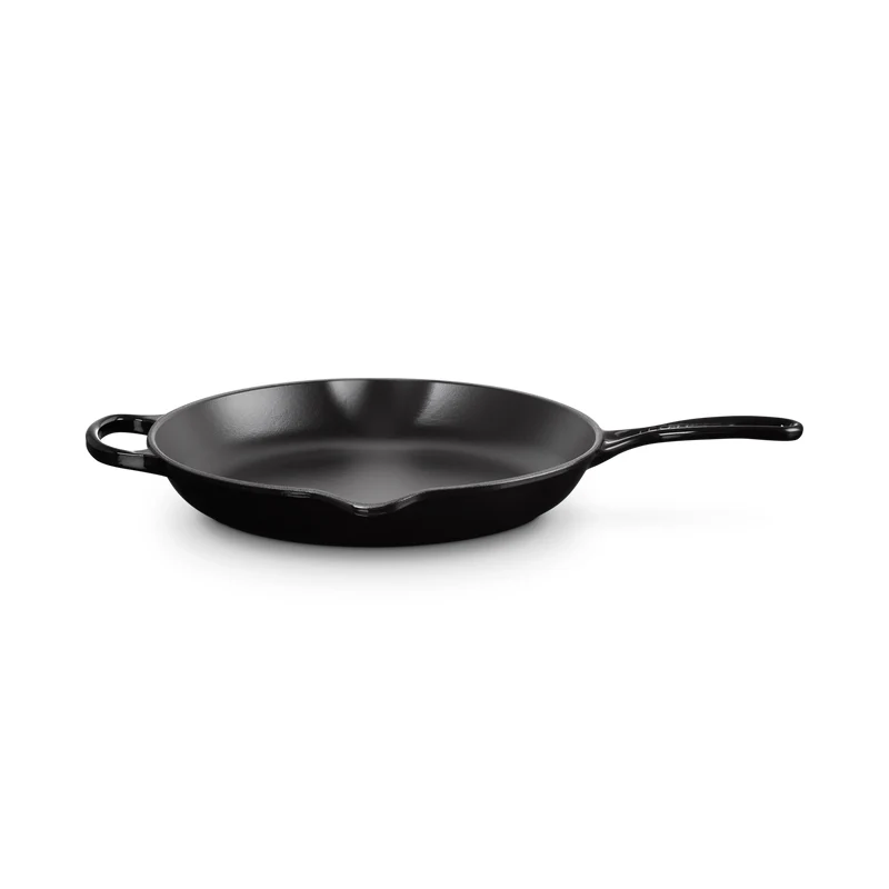 Le Creuset Padella Doppio Becco Evolution in Ghisa Vetrificata D23 cm Nero Opaco